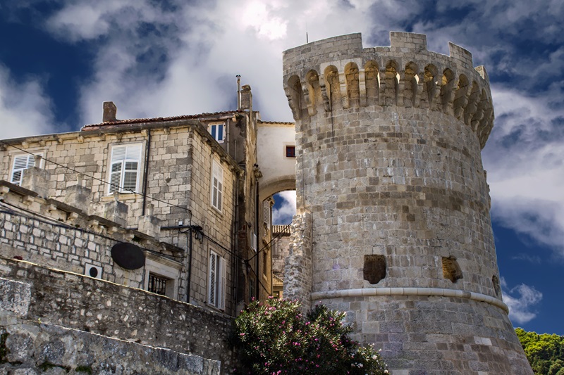 Wieża Kanavelic na wyspie Korčula