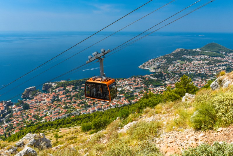 Wzgórze Srđ i kolejka linowa